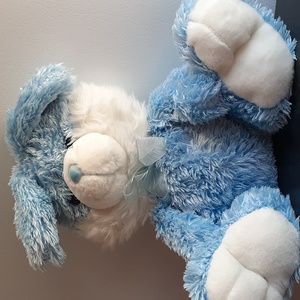 Dan Dee Blue Stuffed Animal Bunny